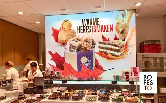 Ledframe eyecatcher in de Roset door BOFESTO