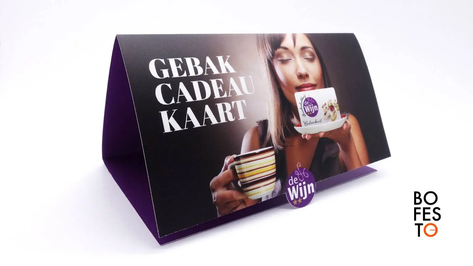 cadeaukaart banketbakkerij de wijn ontworpen door bofesto